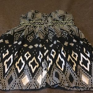 Aztec print dress